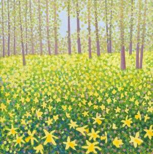 Opakowanie Karnet z kopertą Żonkile