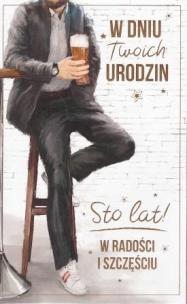 Opakowanie Kartka okolicznościowa Urodziny P01