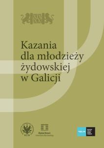 Okładka książki Kazania dla młodzieży żydowskiej w Galicji