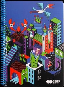 Opakowanie Kołonotatnik A4/80K kratka Me&City 2 HAPPY COLOR