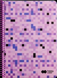 Opakowanie Kołonotatnik A4/80K kratka Pixi 2 HAPPY COLOR