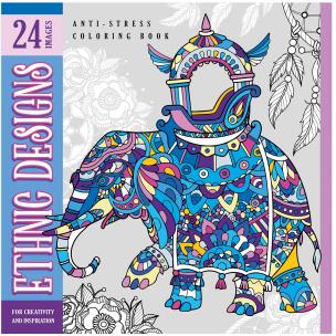 Opakowanie Kolorowanka antystresowa 200x200 12 Ethnic Designs