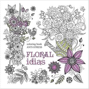 Opakowanie Kolorowanka antystresowa 200x200 12 Floral idias