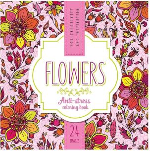 Opakowanie Kolorowanka antystresowa 200x200 12 Flowers