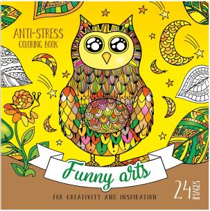 Opakowanie Kolorowanka antystresowa 200x200 12 Funny arts