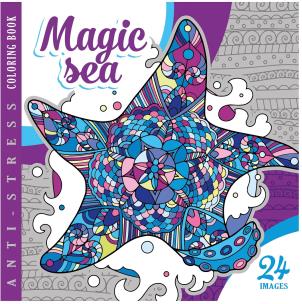 Opakowanie Kolorowanka antystresowa 200x200 12 Magic Sea