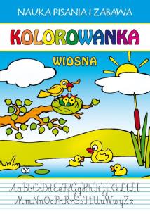Okładka książki Kolorowanka Wiosna