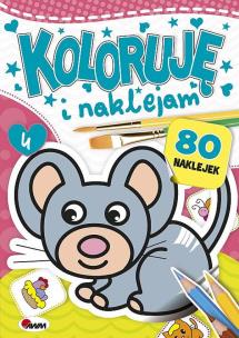 Okładka książki Koloruję i naklejam 4