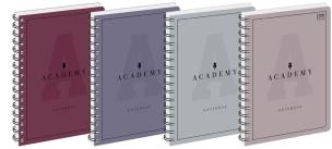 Opakowanie Kołozeszyt B5/100K kratka Academy (5szt)