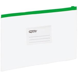 Opakowanie Koperta A4 na suwak zielony GRAND