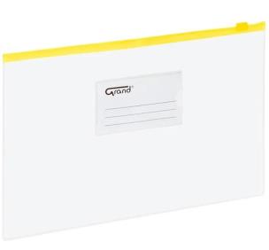 Opakowanie Koperta A4 na suwak żółty GRAND
