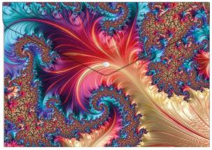 Opakowanie Koperta A5 na napę z nadrukiem Fractal