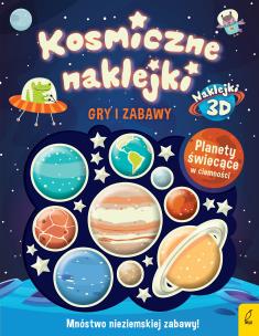 Okładka książki Kosmiczne naklejki Gry i zabawy