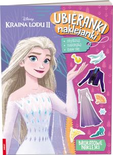 Okładka książki Kraina Lodu. Ubieranki naklejanki