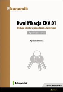 Okładka książki Kwalifikacja EKA.01. Obsługa klienta... Odpowiedzi