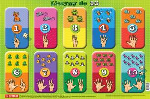 Okładka książki Liczymy do 10. Podkładka na biurko