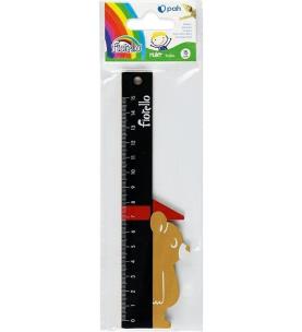 Opakowanie Linijka drewniana 15cm miś miarka FIORELLO