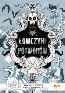 Łowczyni potworów. Komiksy paragrafowe. Autor: Opracowanie zbiorowe. Multiszop.pl Okładka książki Łowczyni potworów. Komiksy paragrafowe