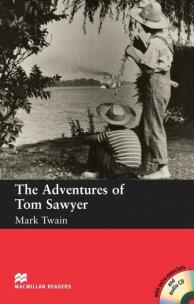Okładka książki Macmillan Readers.The Adventures Tom Sawyer + CD PAck (beginner)