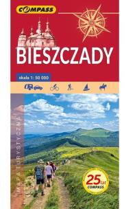 Okładka książki Mapa tur. - Bieszczady 1:50 000