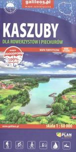 Okładka książki Mapa tur. - Kaszuby dla rowerzystów i piechurów