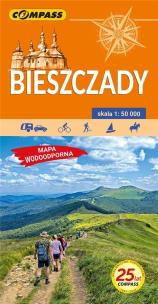 Okładka książki Mapa turystyczna - Bieszczady 1:50 000 w.2021