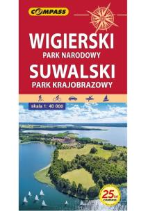 Okładka książki Mapa turystyczna - Wigierski PN, Suwalski PK w.4