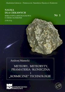 Okładka książki Meteory meteoryty prametria słoneczna i..
