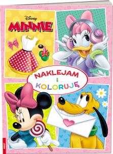 Okładka książki Minnie. Naklejam i koloruje