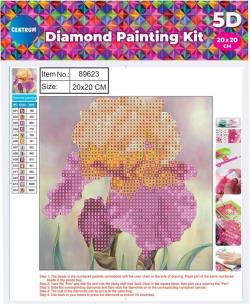 Opakowanie Mozaika diamentowa 5D 20x20cm Flower 89623