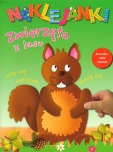 Okładka książki Naklejanki Zwierzęta z lasu