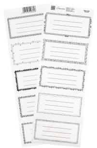 Opakowanie Naklejki na zeszyty No Name - Dziewczynka