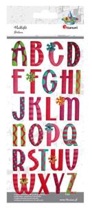 Opakowanie Naklejki wypukłe miękkie alfabet 26szt