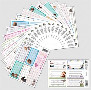 Opakowanie Nalepki na zeszyt Best friend (25szt)