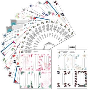 Opakowanie Nalepki na zeszyt Moderno-Fashion 3szt