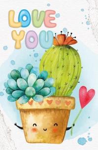 Opakowanie Notatnik ozdobny 105x165/64K kratka TW Kaktus