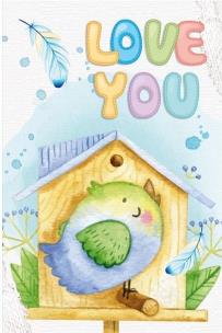 Opakowanie Notatnik ozdobny 105x165/64K kratka TW Ptaszek