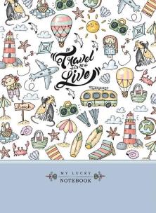 Opakowanie Notatnik ozdobny 145x197/64K kratka TW Podróże