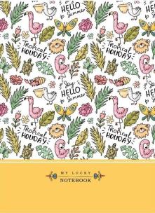 Opakowanie Notatnik ozdobny 145x197/64K kratka TW Tropiki