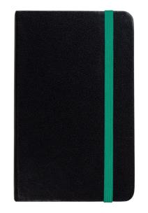Opakowanie Notes A6 Linia czarny/ zielony ANTRA