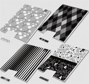 Opakowanie Notes A6 Monochrome (10szt)