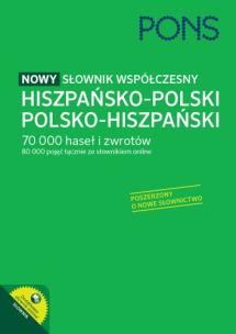 Okładka książki Nowy słownik współczesny hisz.-pol, pol-hiszp.