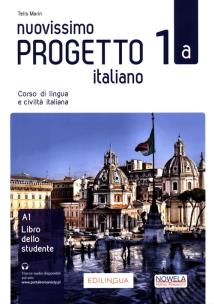 Nuovissimo Progetto Italiano 1A podr. + online. Autor: T. Marin, S. Magnelli. Multiszop.pl Okładka książki Nuovissimo Progetto Italiano 1A podr. + online