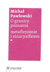 O granicy poznania. Autor: Michał Pawłowski. Multiszop.pl Okładka książki O granicy poznania