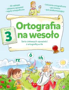 Okładka książki Ortografia na wesoło. Klasa 3