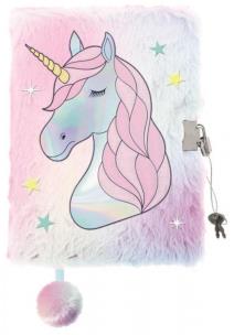 Opakowanie Pamiętnik z kłódką A5/96K Włochacz Unicorn