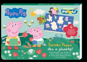Okładka książki Peppa Pig. Kraina puzzli. Świnka Peppa ...