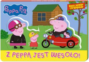Okładka książki Peppa Pig. Nowy Wymiar Przygody. Z Peppą jest...