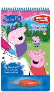 Okładka książki Peppa Pig. Wodne kolorowanie. Wyprawy z dziadkiem