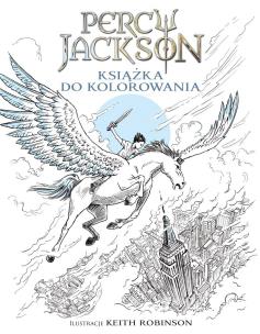 Okładka książki Percy Jackson Książka do kolorowania - uszkodzone